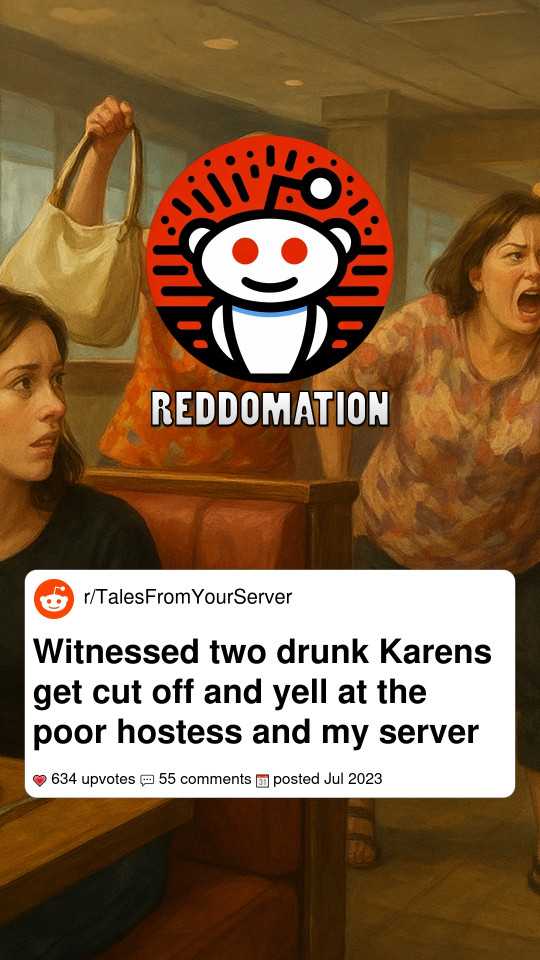 Witnessed two drunk Karens get cut off and yell at the poor hostess and my server