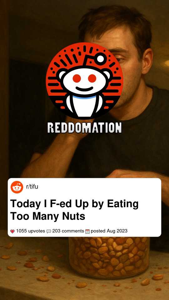 Today I F-ed Up by Eating Too Many Nuts