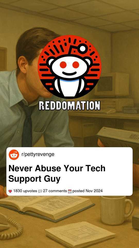 Never Abuse Your Tech Support Guy