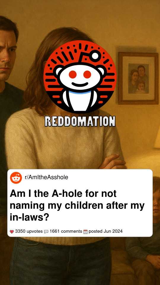 Am I the A-hole for not naming my children after my in-laws?