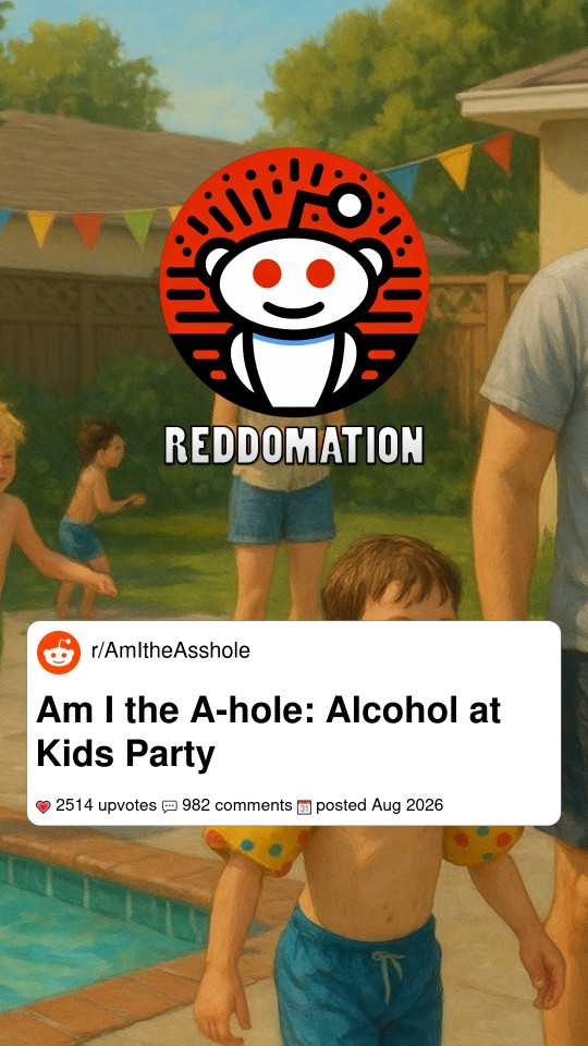 Am I the A-hole: Alcohol at Kids Party