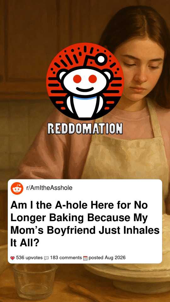 Am I the A-hole Here for No Longer Baking Because My Mom’s Boyfriend Just Inhales It All?
