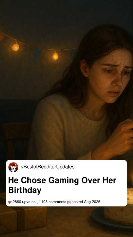 He spent her entire birthday gaming, then blamed her for being upset.
