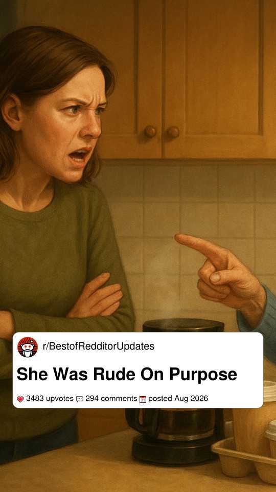 Her daughter-in-law kept buying everyone coffee—except her.