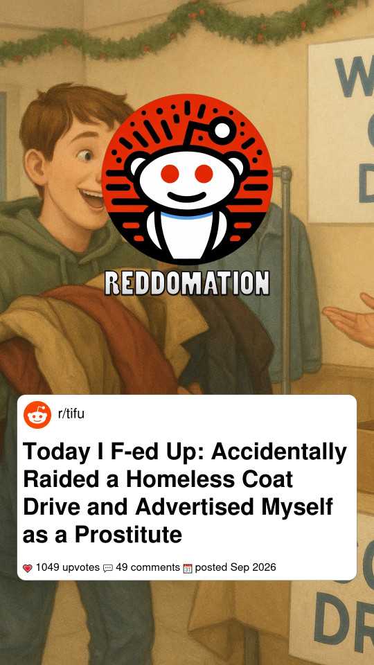 Today I F-ed Up: Accidentally Raided a Homeless Coat Drive and Advertised Myself as a Prostitute
