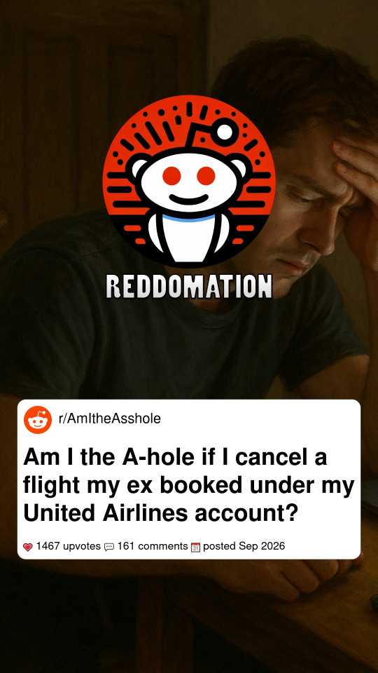 Am I the A-hole if I cancel a flight my ex booked under my United Airlines account?