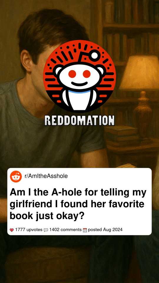 Am I the A-hole for telling my girlfriend I found her favorite book just okay?