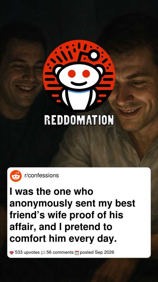 I was the one who anonymously sent my best friend’s wife proof of his affair, and I pretend to comfort him every day.