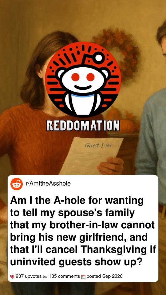 Am I the A-hole for wanting to tell my spouse's family that my brother-in-law cannot bring his new girlfriend, and that I'll cancel Thanksgiving if uninvited guests show up?