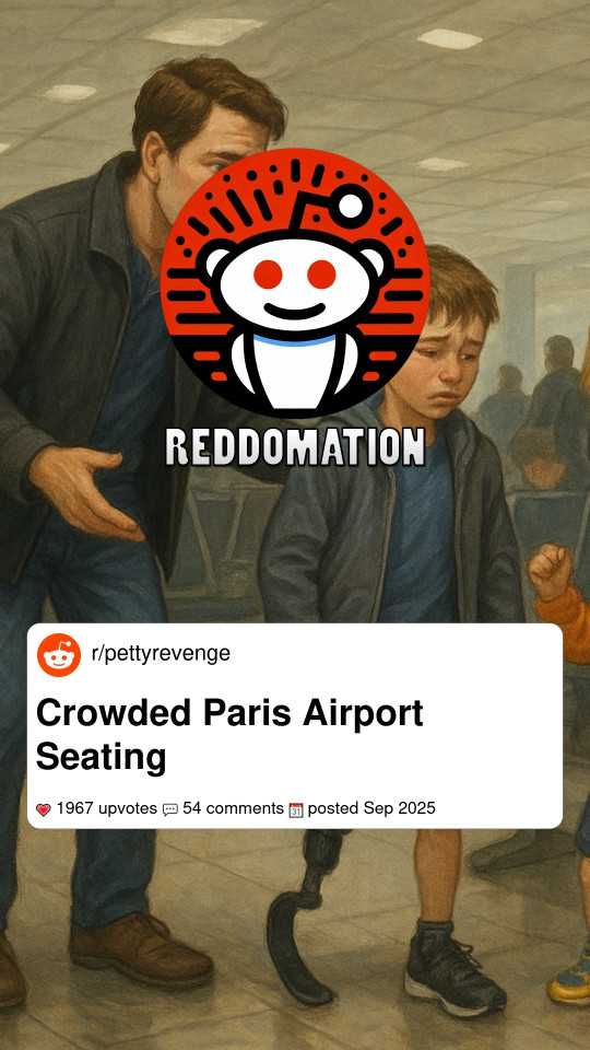 Crowded Paris Airport Seating