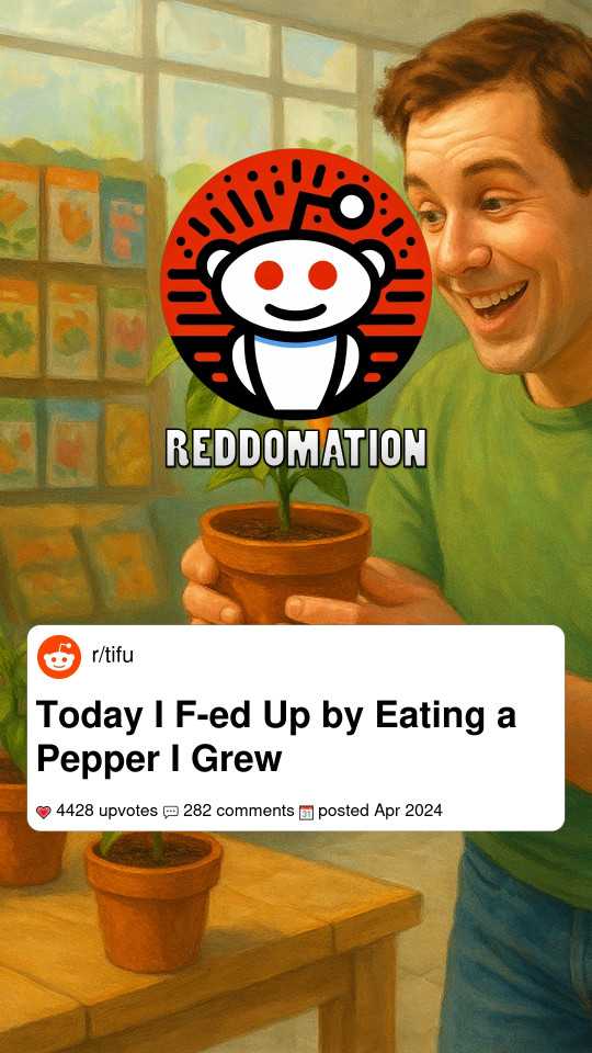 Today I F-ed Up by Eating a Pepper I Grew