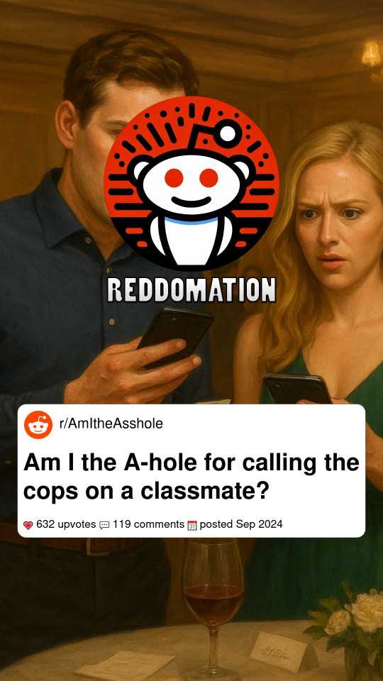 Am I the A-hole for calling the cops on a classmate?