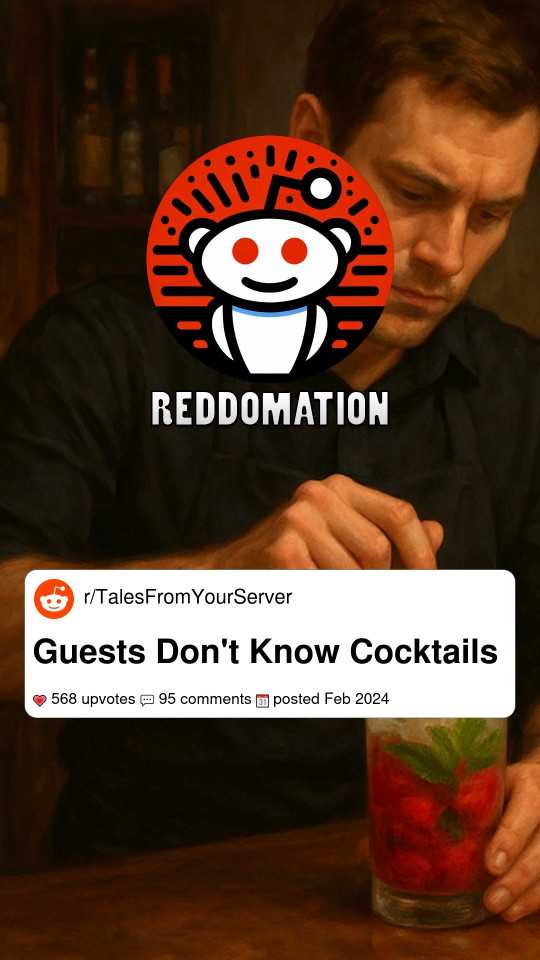 Guests Don't Know Cocktails
