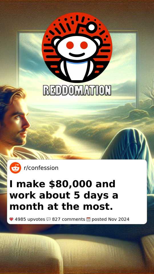 I make $80,000 and work about 5 days a month at the most.