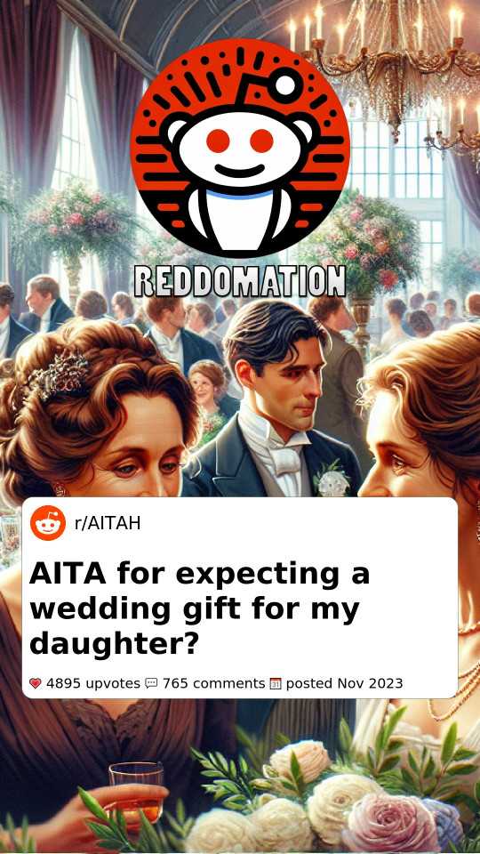 AITA for expecting a wedding gift for my daughter?