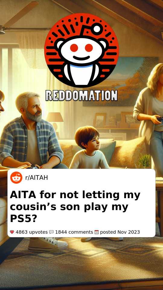 AITA for not letting my cousin’s son play my PS5?