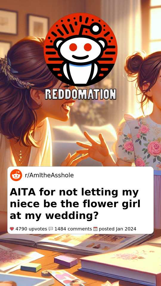 Am I the A-hole for not letting my niece be the flower girl at my wedding?