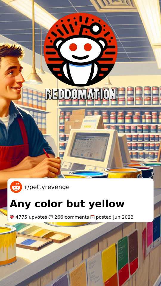 Any color but yellow