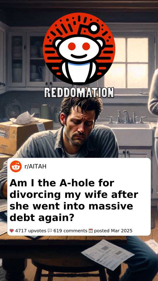 Am I the A-hole for divorcing my wife after she went into massive debt again?