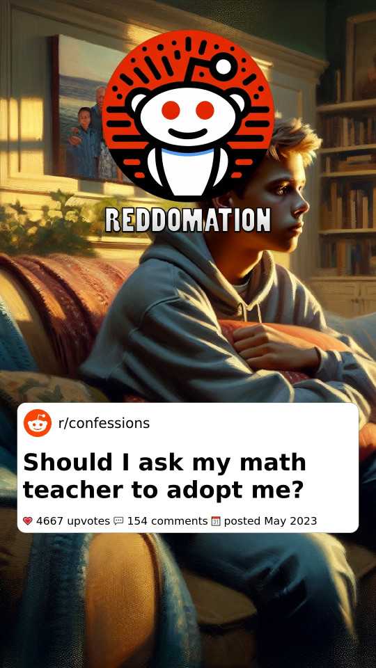 Should I ask my math teacher to adopt me?