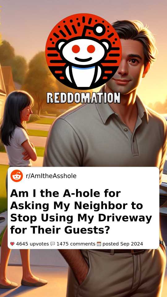 Am I the A-hole for Asking My Neighbor to Stop Using My Driveway for Their Guests?